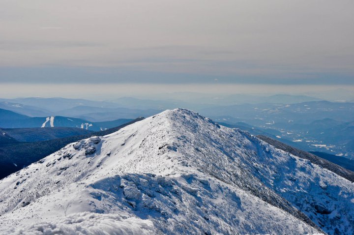 Winter in Franconia Notch, NH, USA
